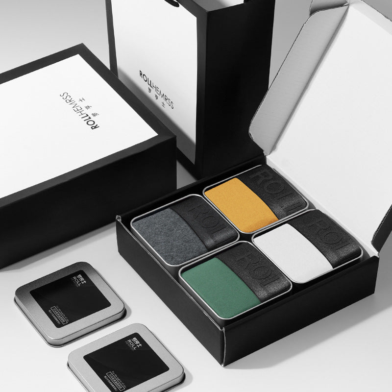 Men's Cotton Boxer Shorts - Breathable and Comfortable