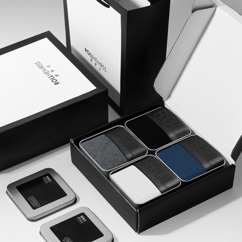 Men's Cotton Boxer Shorts - Breathable and Comfortable