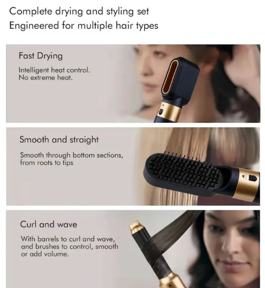 5-in-1 Multi Hair Styler & Curling Iron